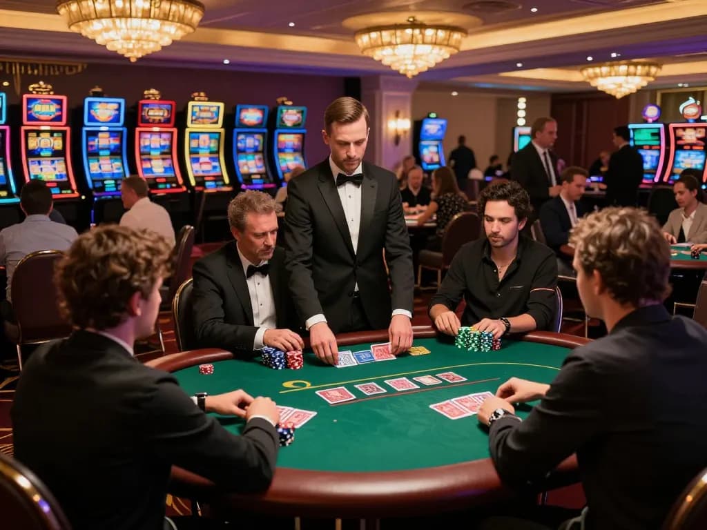 Players enjoy strategic gameplay at 789bet's vibrant upscale casino.