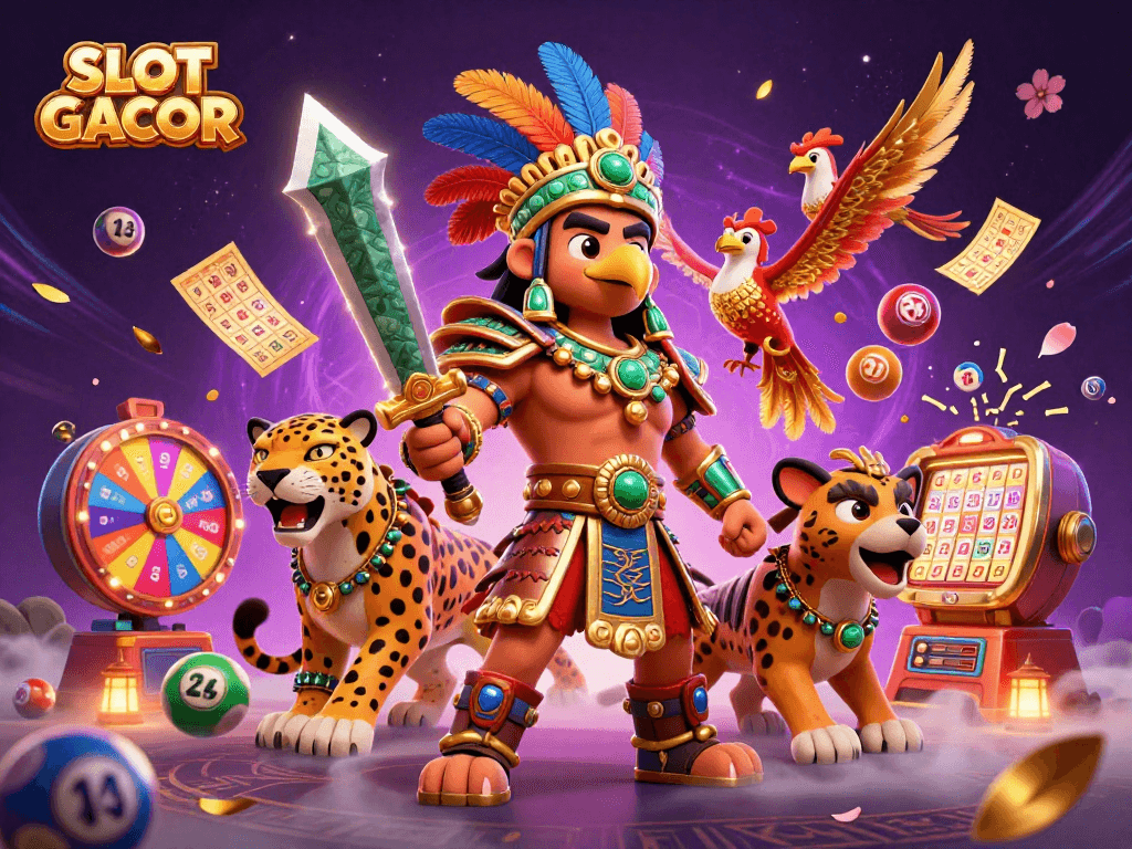 Spin and win with SLOT GACOR at vibrant slot games amidst dynamic lottery elements.