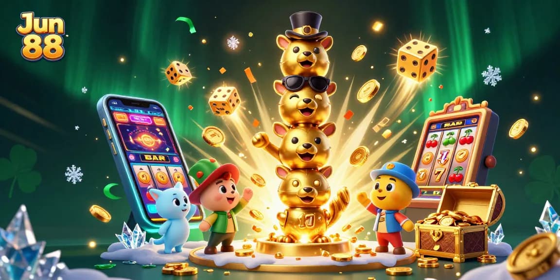 Experience thrilling gameplay at Jun 88 with vibrant casino elements and exciting game features.