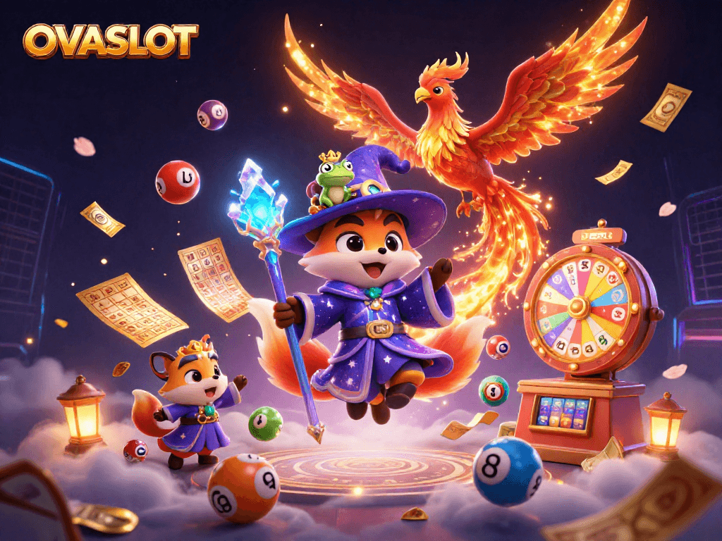 Engage with OVASLOT to win exciting prizes in an immersive 3D casino world.