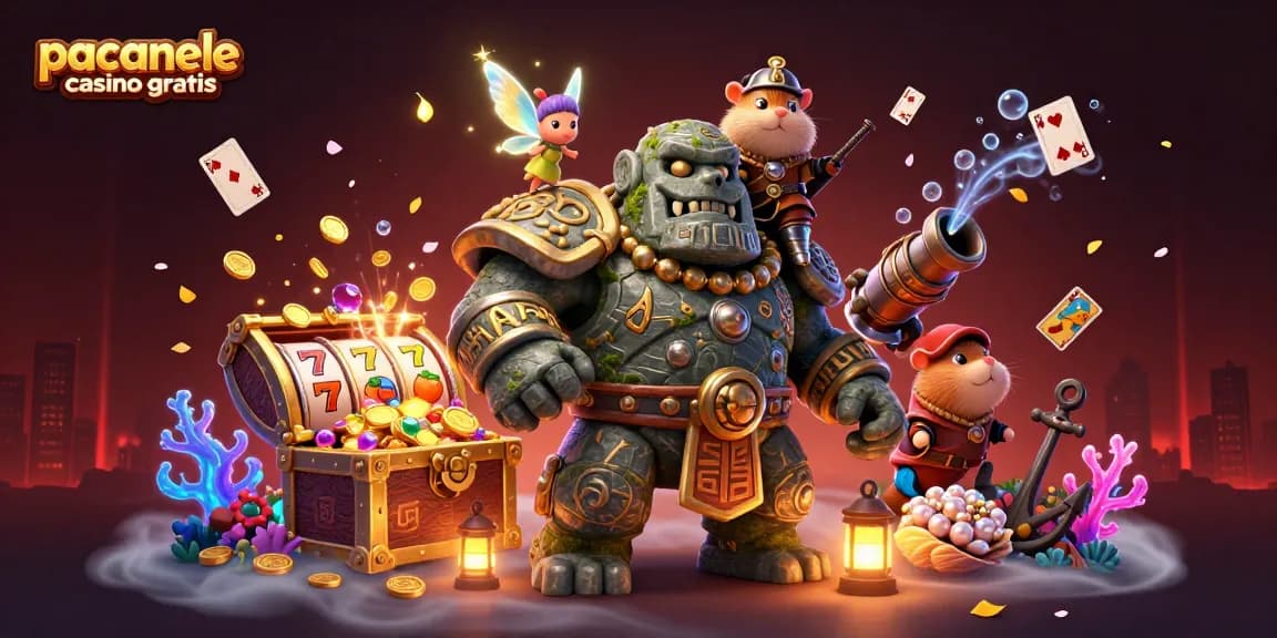 Joacă pacanele casino gratis cu păcănele captivante și personaje fantastice!