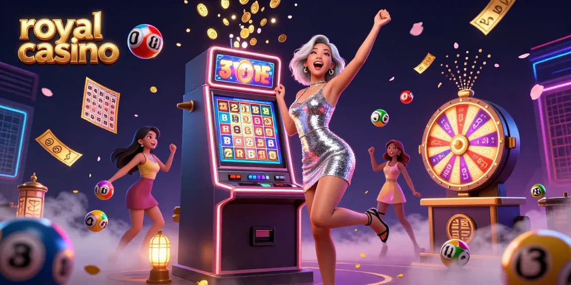Experience the excitement of royal casino with vibrant slot machines and immersive gameplay.