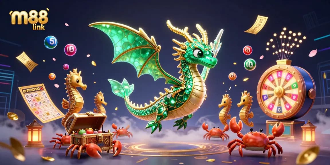 Place your bets at m88 link with vibrant lottery elements and exciting gaming atmosphere.