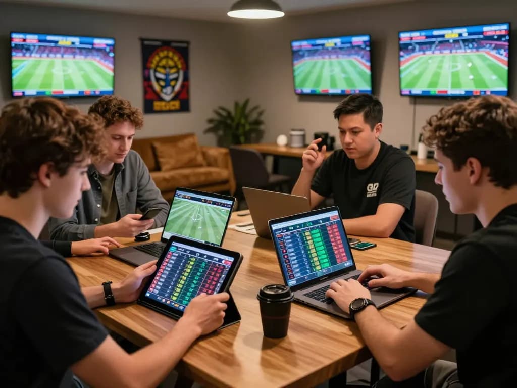 SBOBET users actively placing sports bets in a vibrant gambling environment.