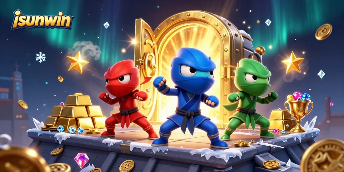 Experience thrilling gameplay at isunwin with entertaining chameleon ninjas amidst golden treasures.