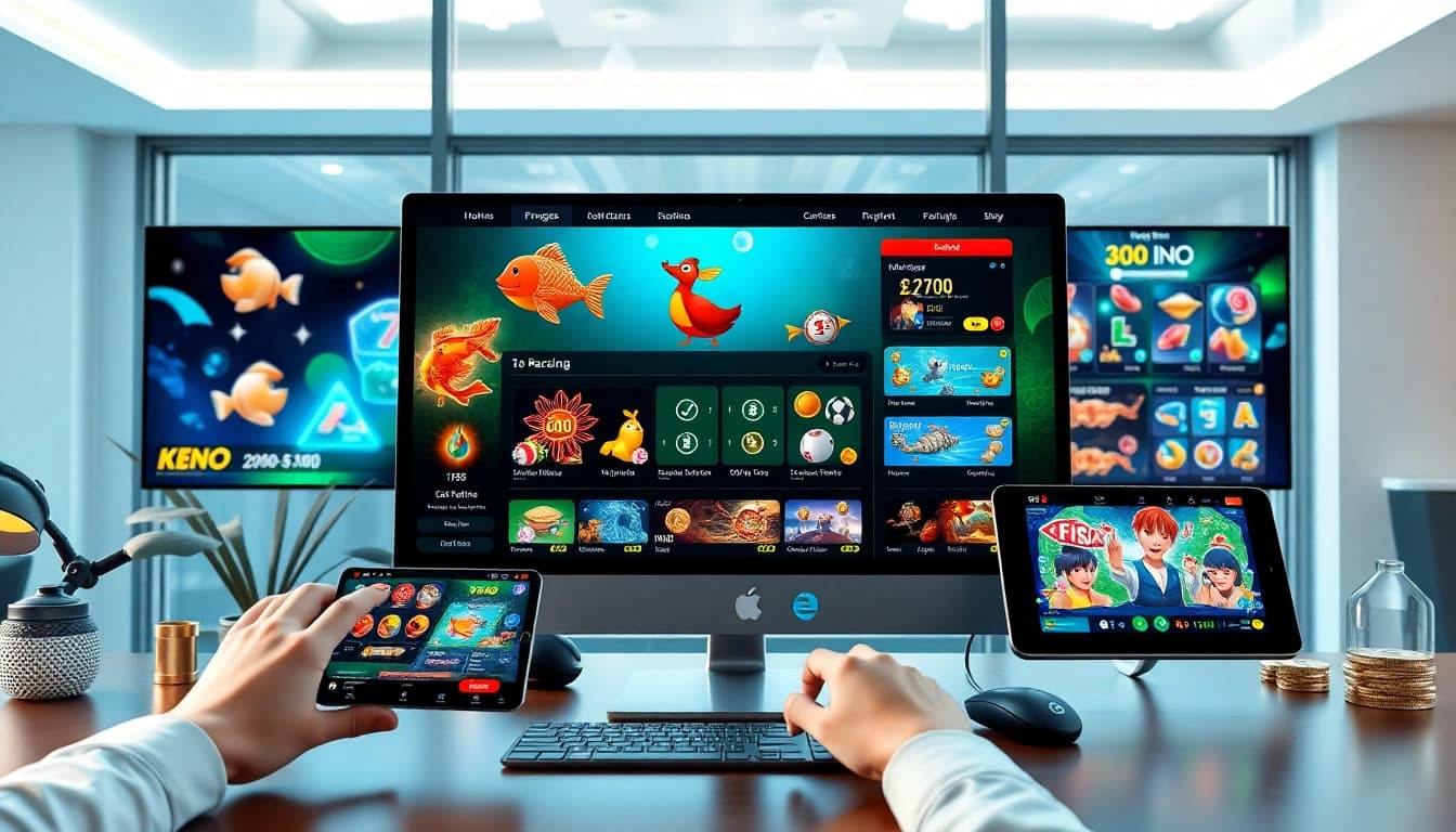 Dynamic online gambling platform showcasing games like baccarat and keno on https://f8beta2.support/ with an engaging, user-friendly interface.