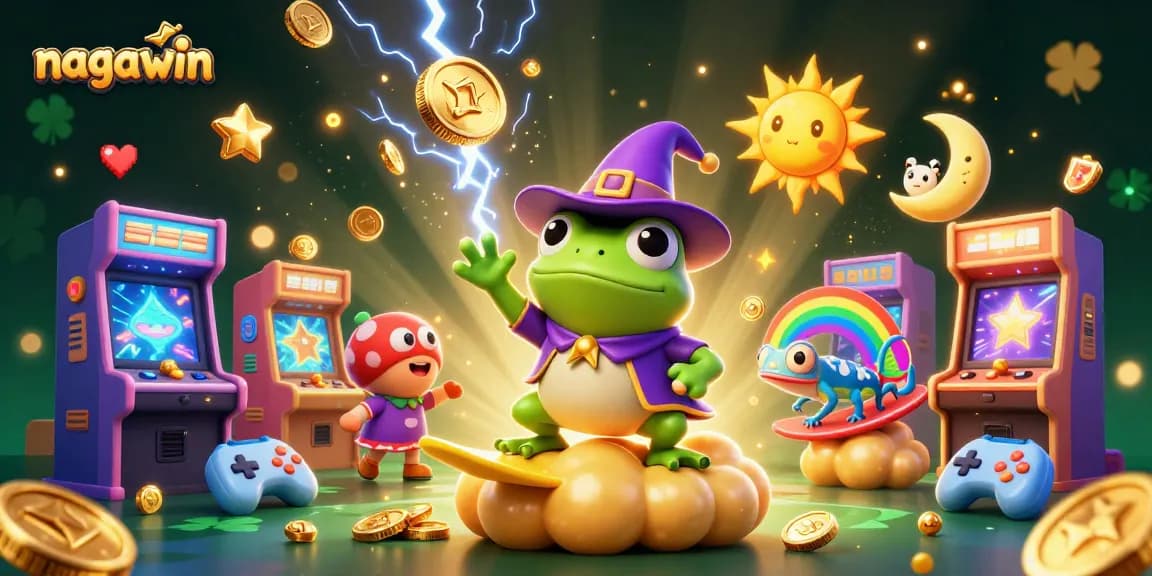 Join the action at nagawin, surfing on golden clouds with lively game elements and dazzling rewards.