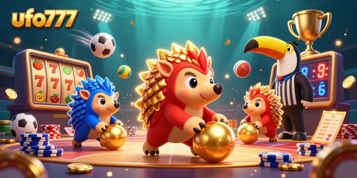 Experience the excitement of ufo777 with vibrant pangolin rivals rolling through golden poker chips.