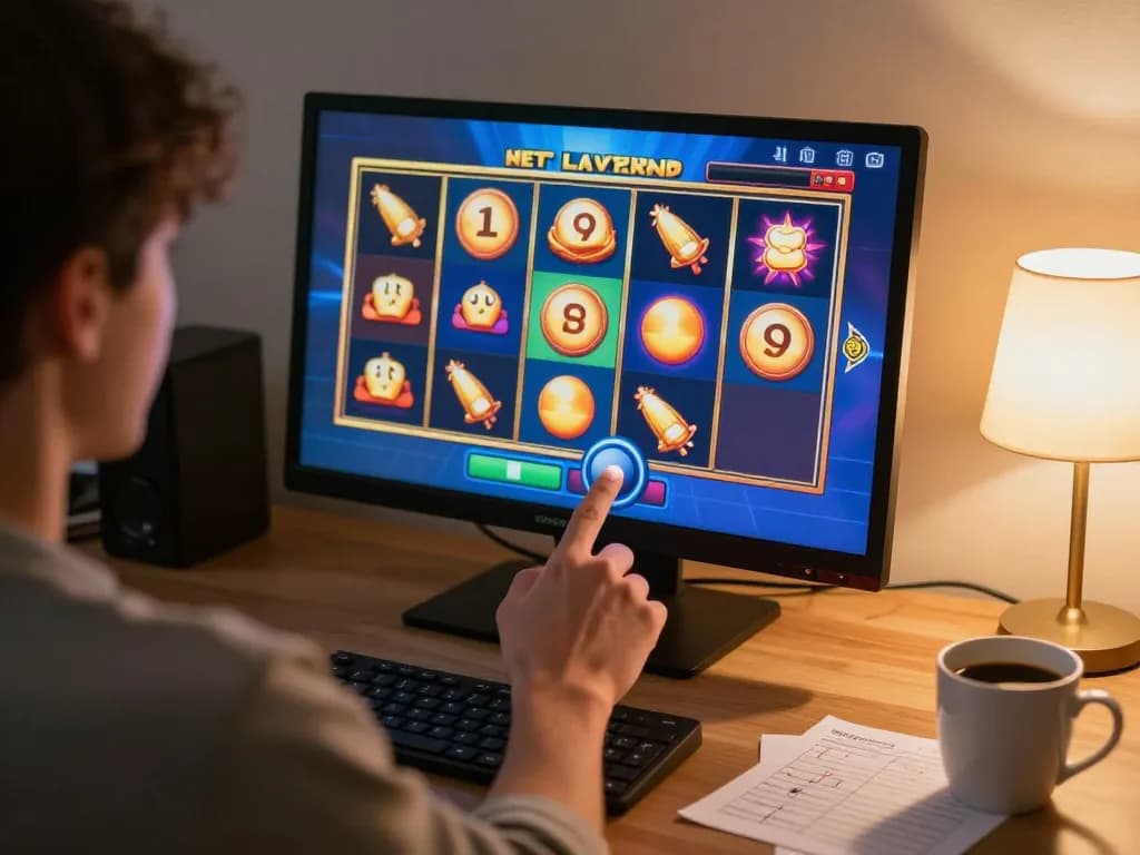 Engaging online slot gaming scene showcasing LGOSUPER action with dynamic spins and strategic environment.