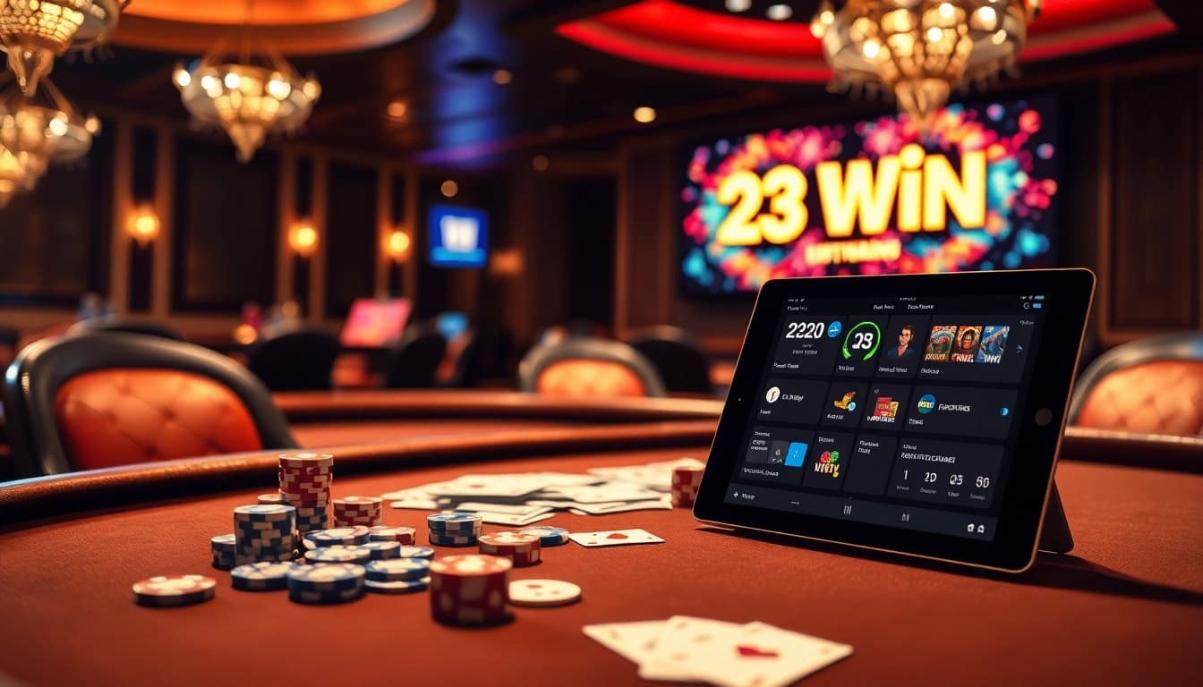 Experience the excitement of a big win at the casino with 23 win-themed games and tables.