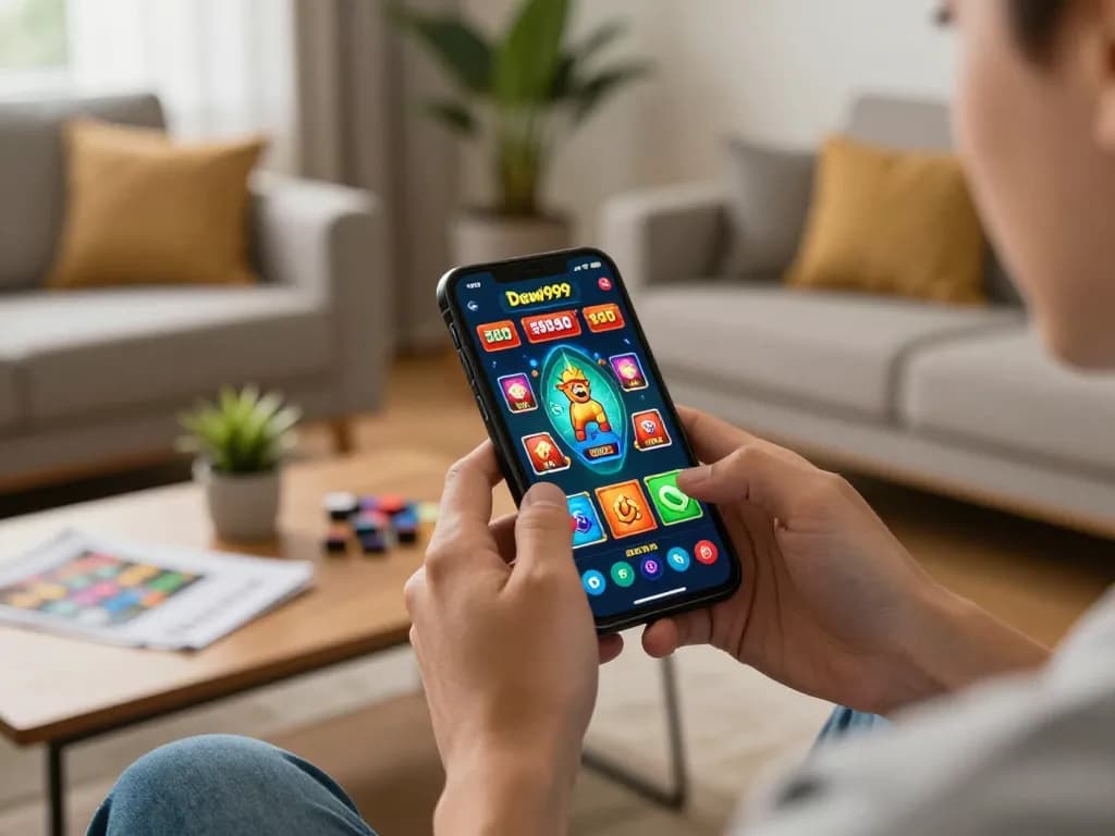 Pengguna Dewi999 yang terlibat dalam strategi permainan kasino mobile di rumah