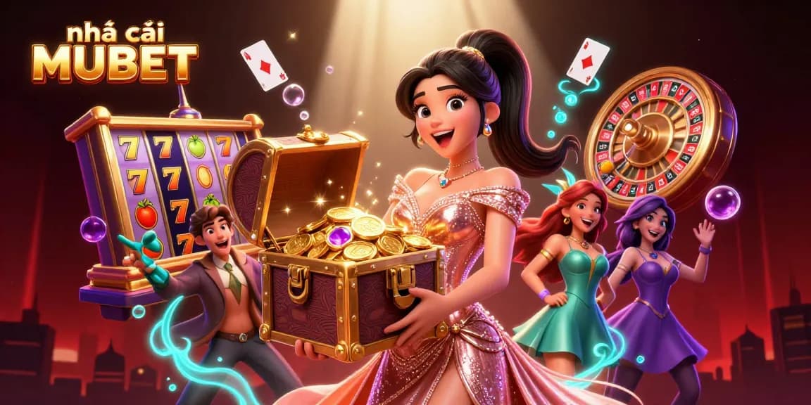 Experience the excitement at nhà cái MUBET with stunning casino visuals and winning treasures!