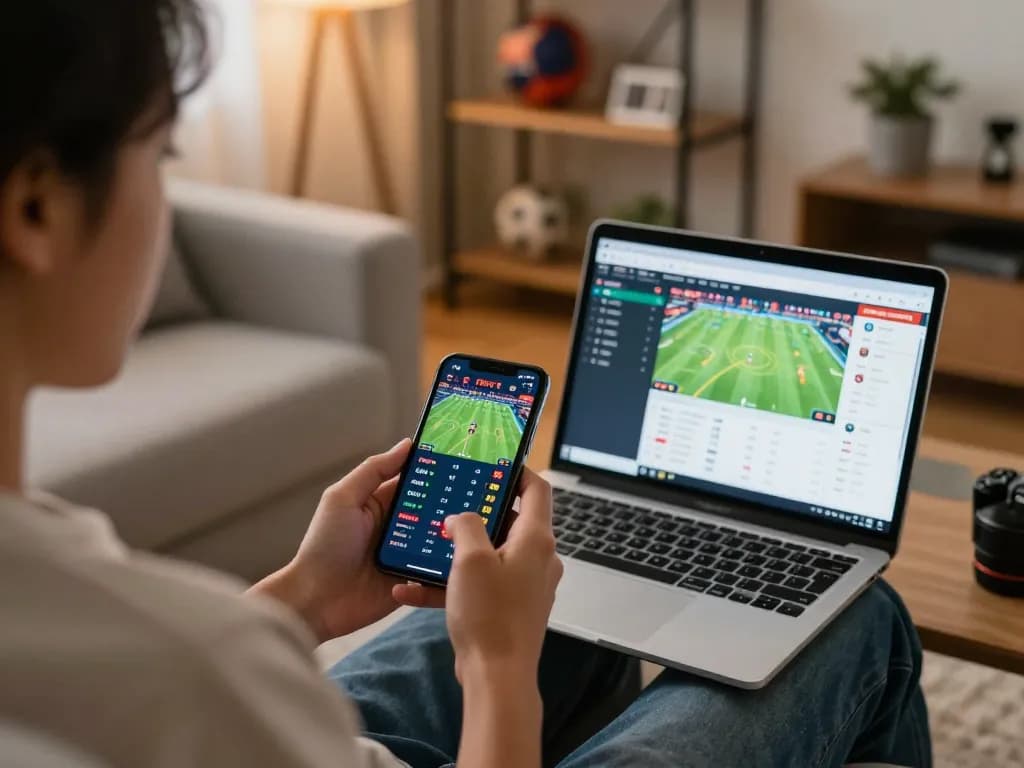 Engaging mobile betting action with ck444s on smartphone, showcasing real-time sports odds.