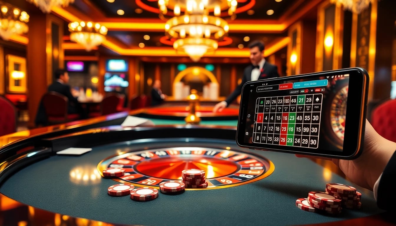 A glamorous roulette table scene representing the luxury of trang chủ rr88 online casino gaming.