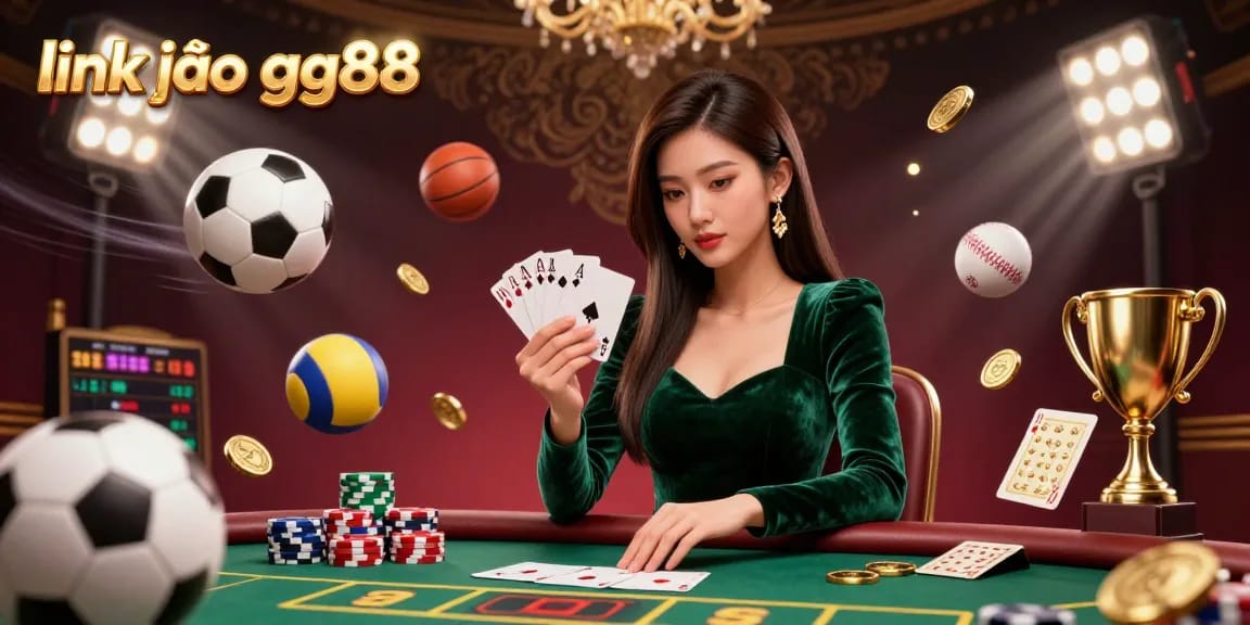 Engage with link vào gg88 while enjoying an immersive Asian casino experience at a luxury poker table.