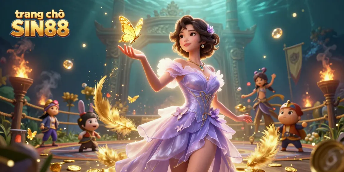 Experience thrilling action on trang chủ SIN88 with stunning visuals and immersive gameplay elements in this vibrant illustration.