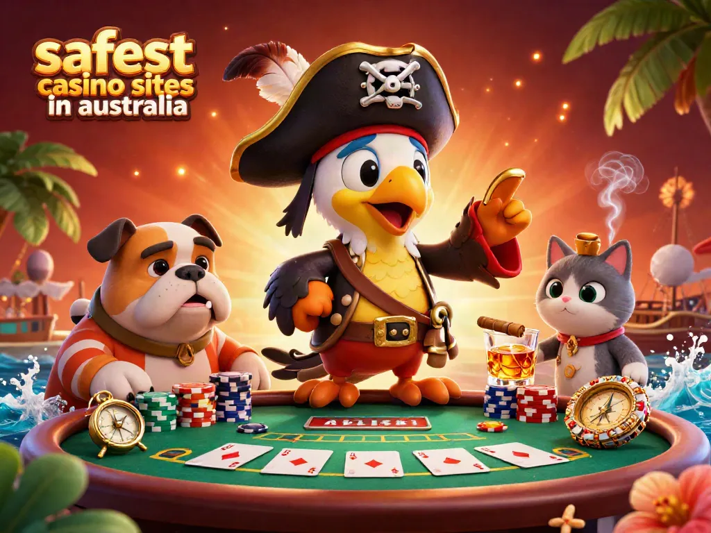 Experience the excitement of the safest casino sites in australia with vibrant gaming characters and visuals.