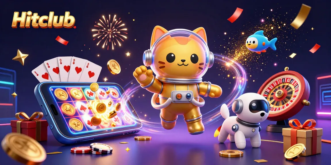 Engage in thrilling gameplay with Hitclub's vibrant slot features and animated characters.