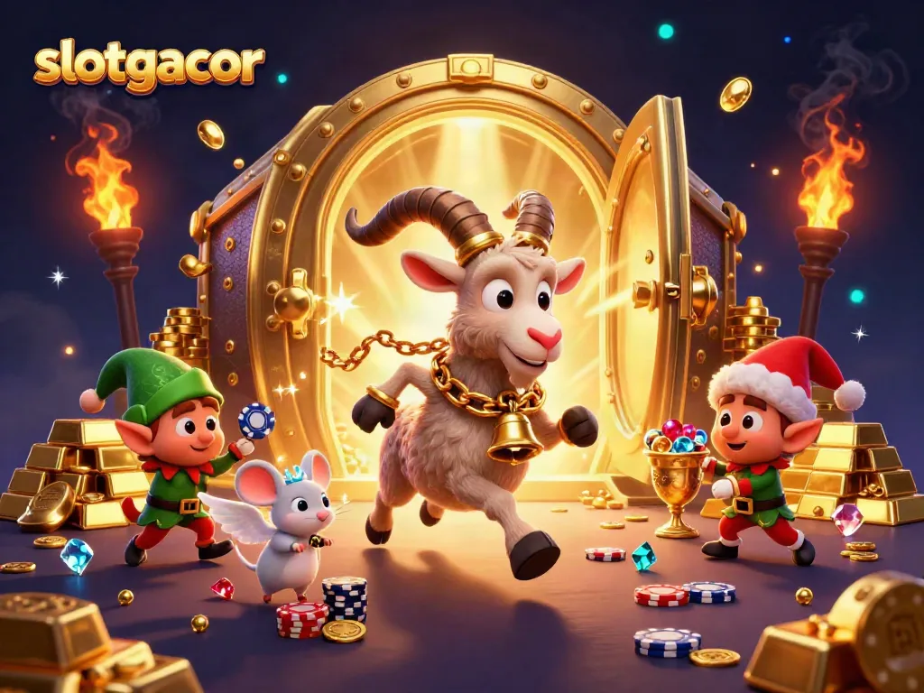 Slotgacor menghadirkan suasana kasino dengan Krampus, mouse malaikat, dan gremlin pencuri chip.