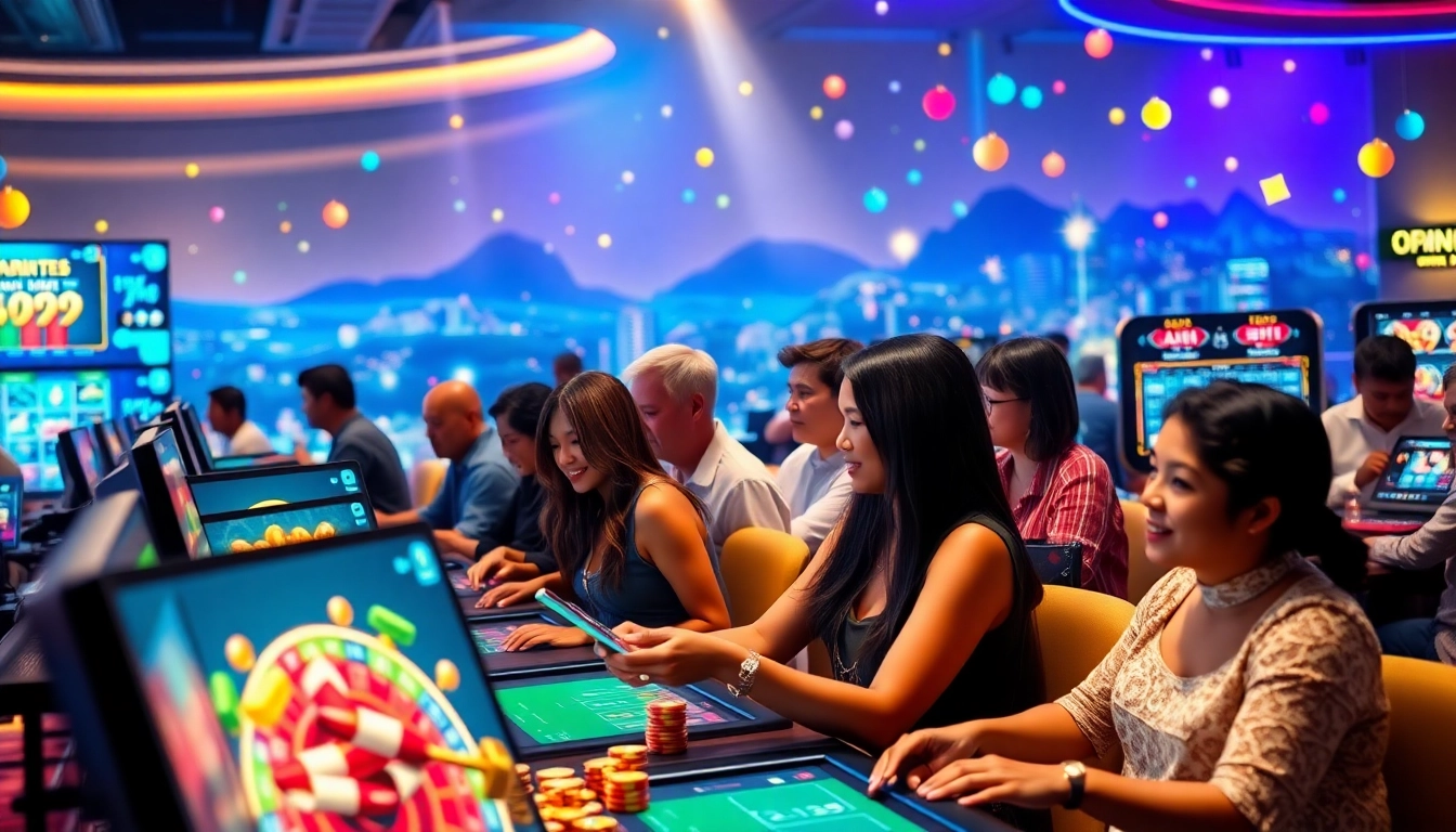 Spieler genießen die aufregende Welt des casino spielen online in einem lebendigen digitalen Umfeld.
