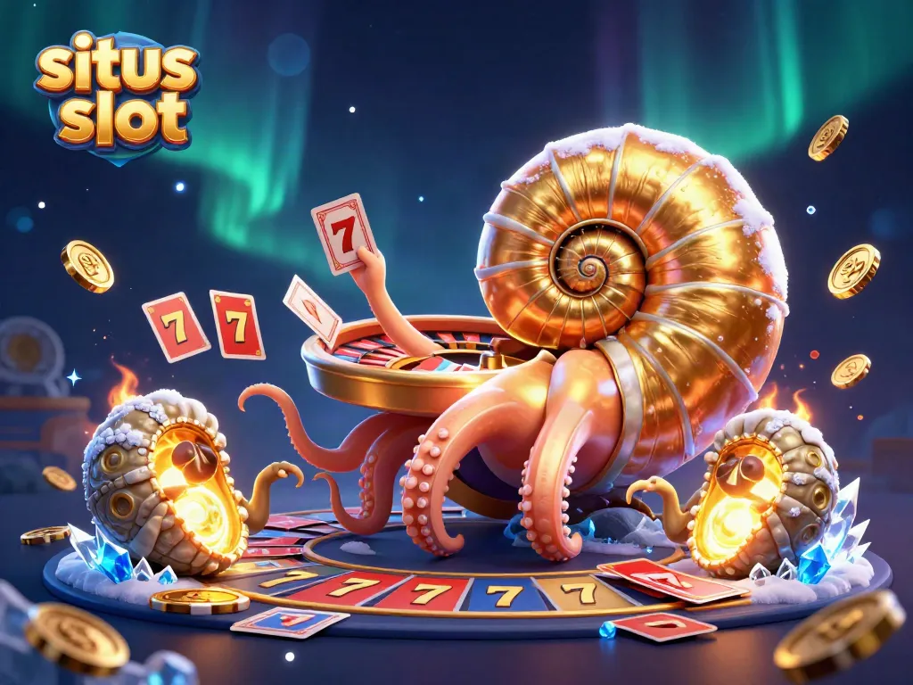Situs slot menampilkan nautilus raksasa dan elemen slot menarik dalam permainan kasino