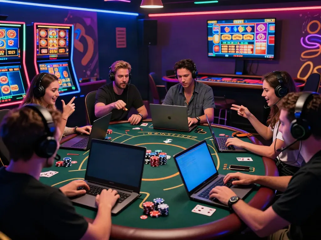A vibrant online gaming environment featuring akunjp players engaged in dynamic gameplay.