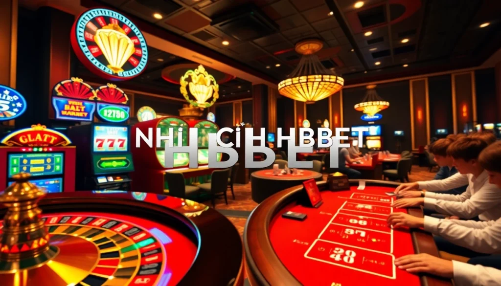 NHA CÁI HBBET offers thrilling online casino experiences with vibrant slots and engaging poker tables.