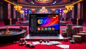 Experience premium gaming at BK8 Thailand with lively casino action featuring roulette and vibrant slot games.