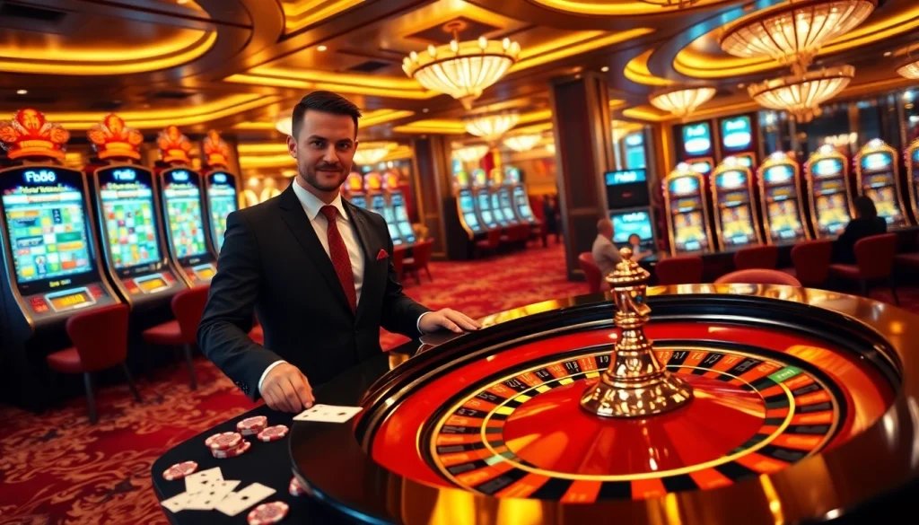 Experience thrilling roulette spins at Fb68, where vibrant casino excitement awaits.