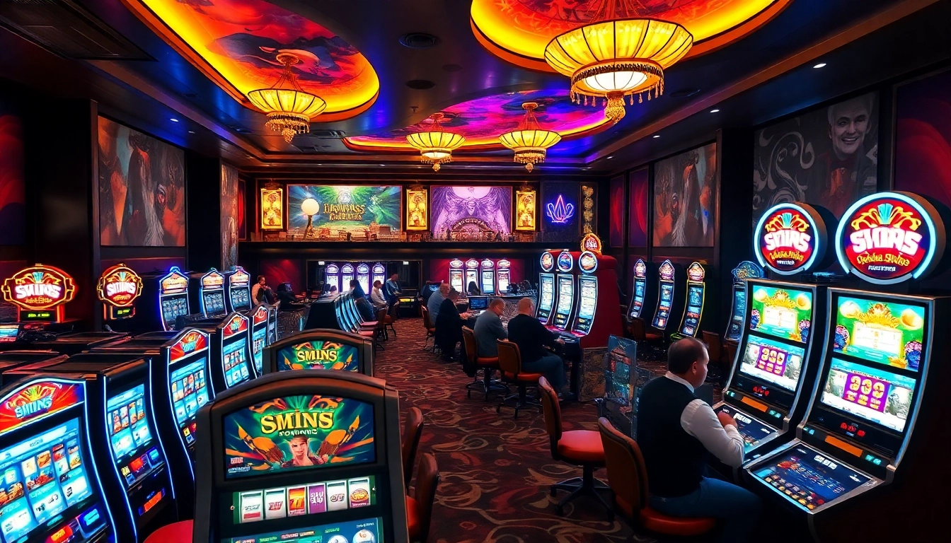 Menampilkan suasana kasino yang penuh warna dengan SLOT365 LINK ALTERNATIF menarik pemain.
